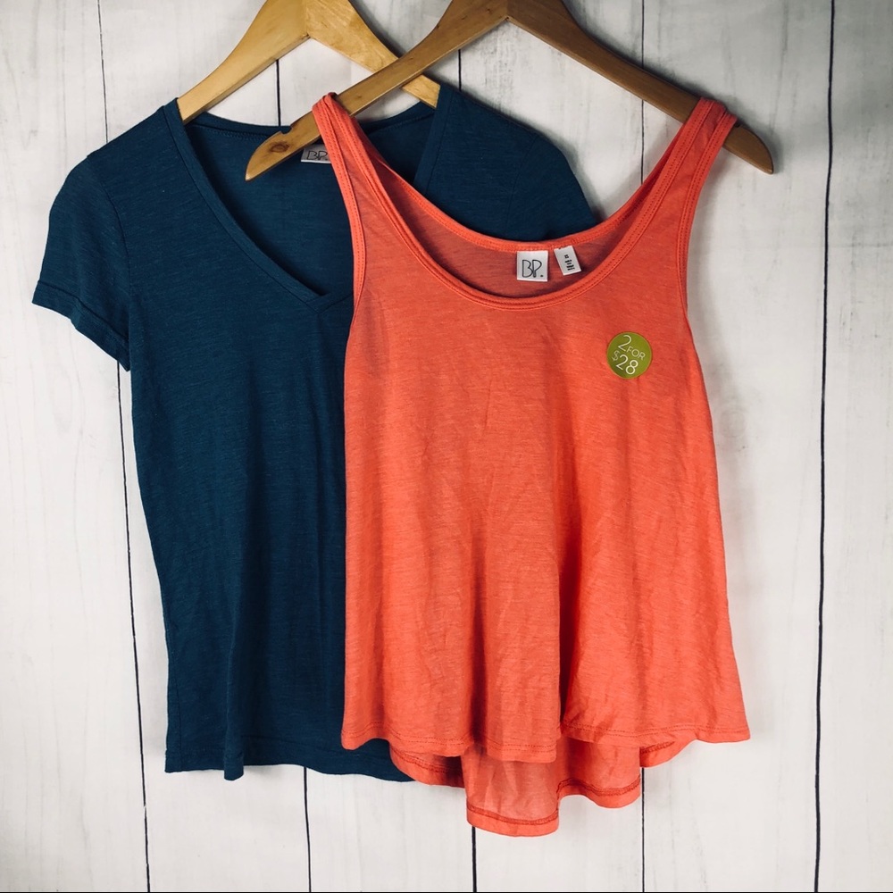 BP Casual Top Bundle XS Light Orange Blue e13